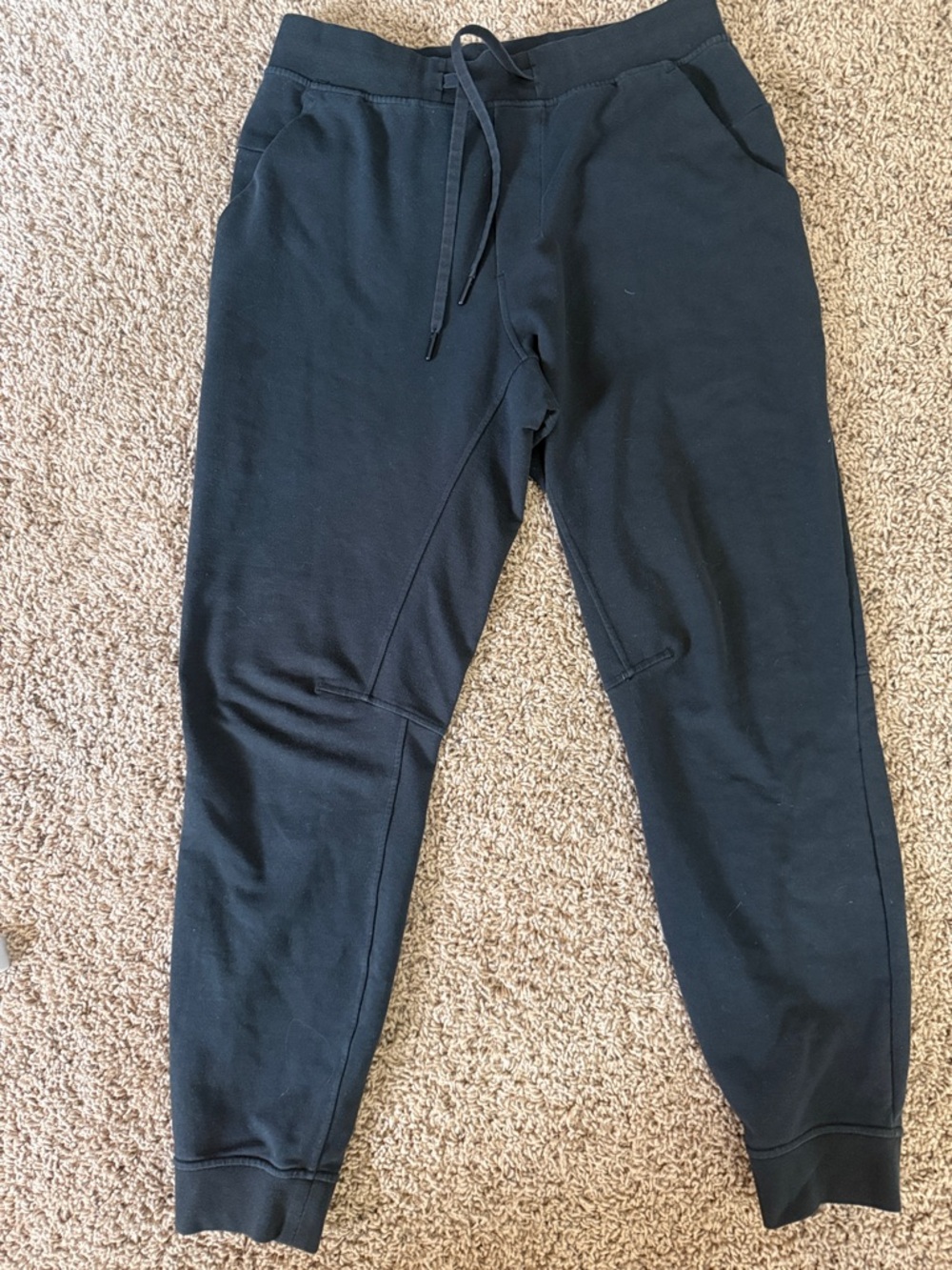 lululemon athletica Men’s Black Jogger Pants Size Medium